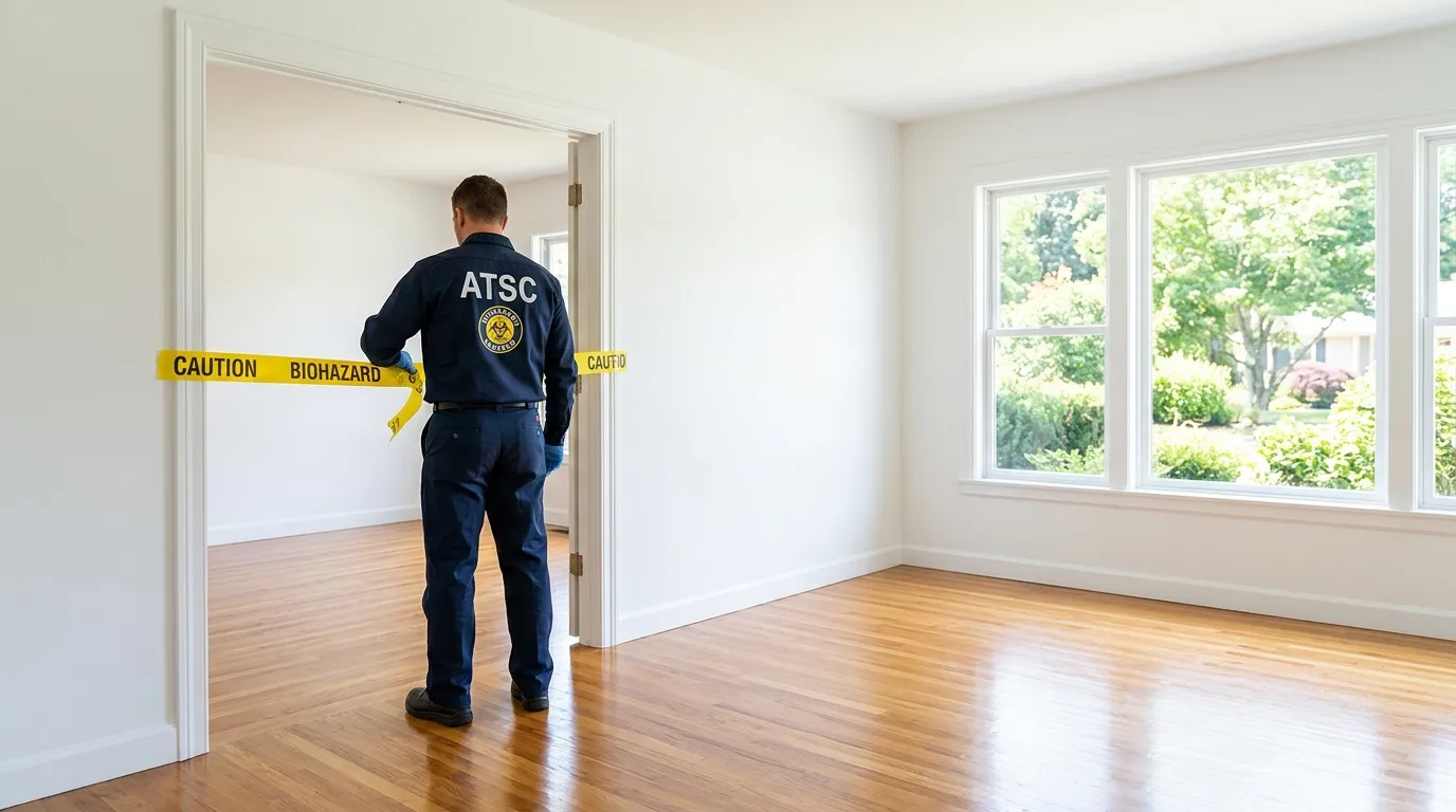 Certified biohazard cleanup crew performing Decomposition Cleanup in Hutchinson Island South